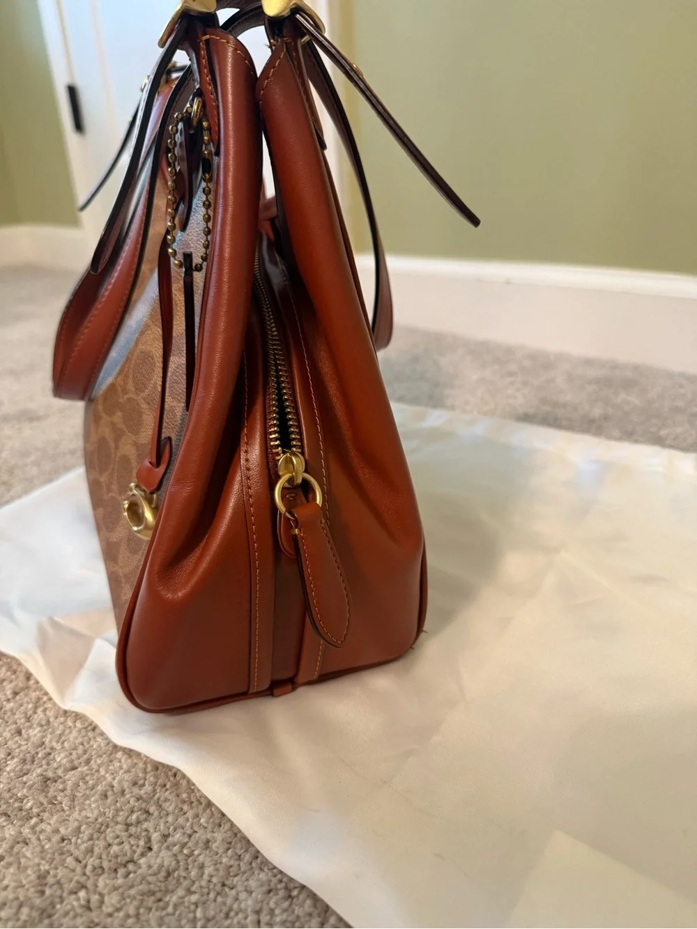 Coach shoulder hobo